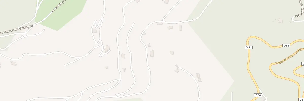 Plan du 9008 Lo Baynat d’En Galangau à Montferrer
