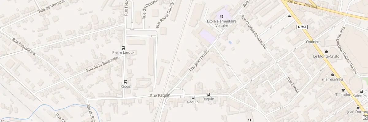 Plan du 40 Rue Voltaire à Montluçon