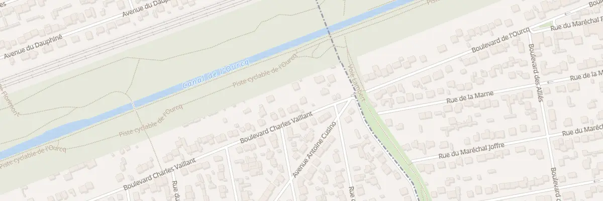 Plan du 267 Bd Charles Vaillant à Tremblay-en-France