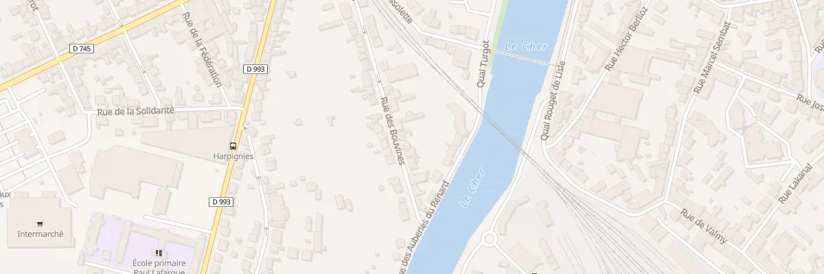 Plan du 18 Rue de Bouvines à Montluçon