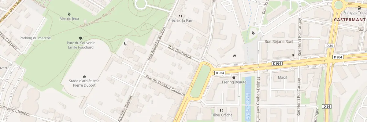 Plan du 8 Rue Duchesne à Chelles