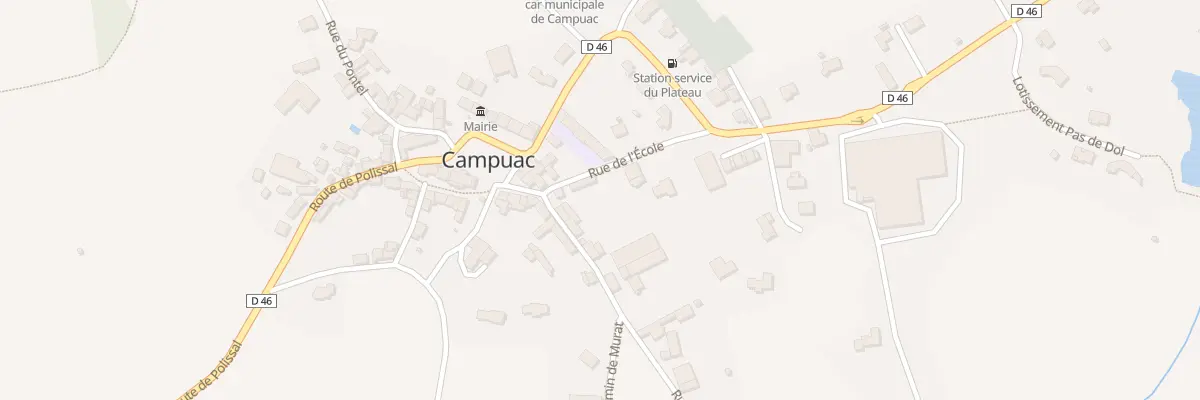Plan du 4 Rue de l’Ecole à Campuac
