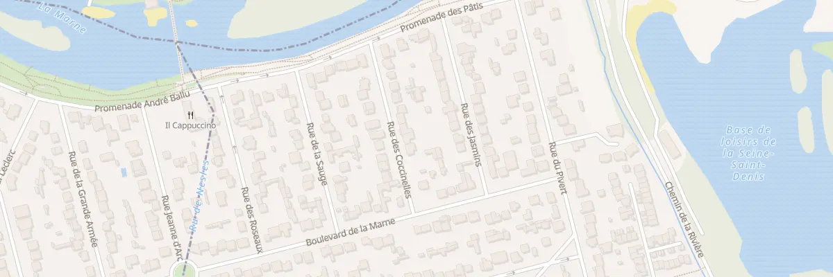 Plan du 15 Rue des Coccinelles à Champs-sur-Marne