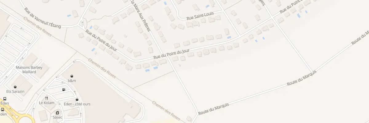 Plan du 28 Rue du Point du Jour à Servon