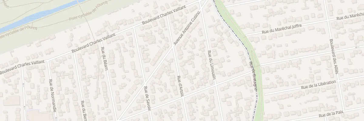 Plan du 13 Rue d’Artois à Tremblay-en-France