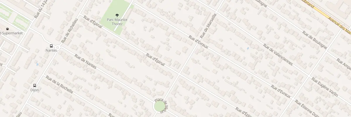 Plan du 62 Rue d’Epinal à Mitry-Mory