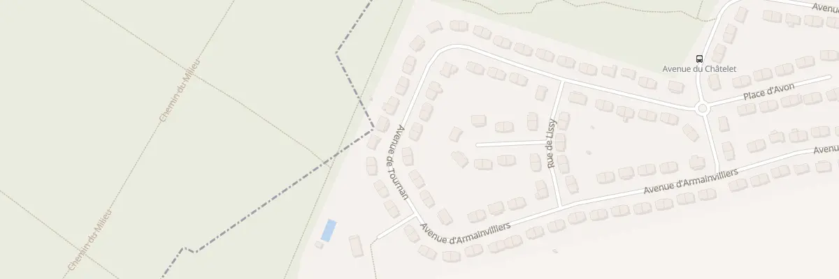 Plan du 51 Av de Tournan à Lésigny