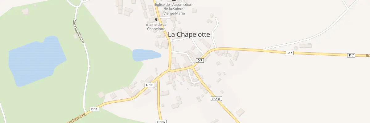 Plan du 1 Rte de Sancerre à La Chapelotte