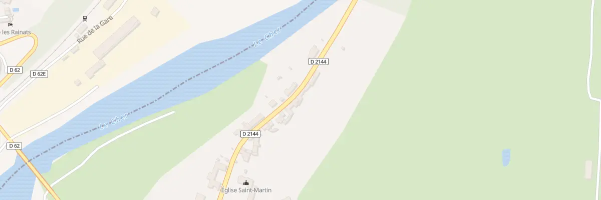 Plan du 78 Rte Nationale à Urçay