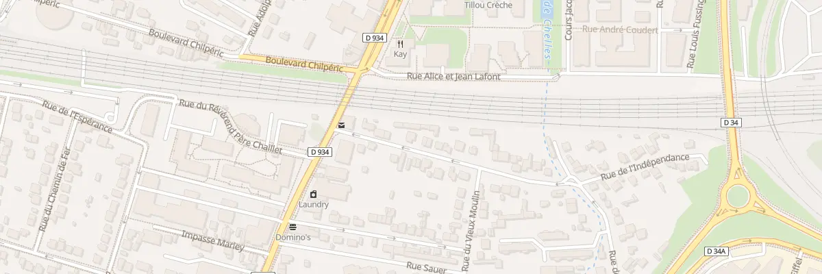 Plan du 9 Rue de la Belle Ile à Chelles