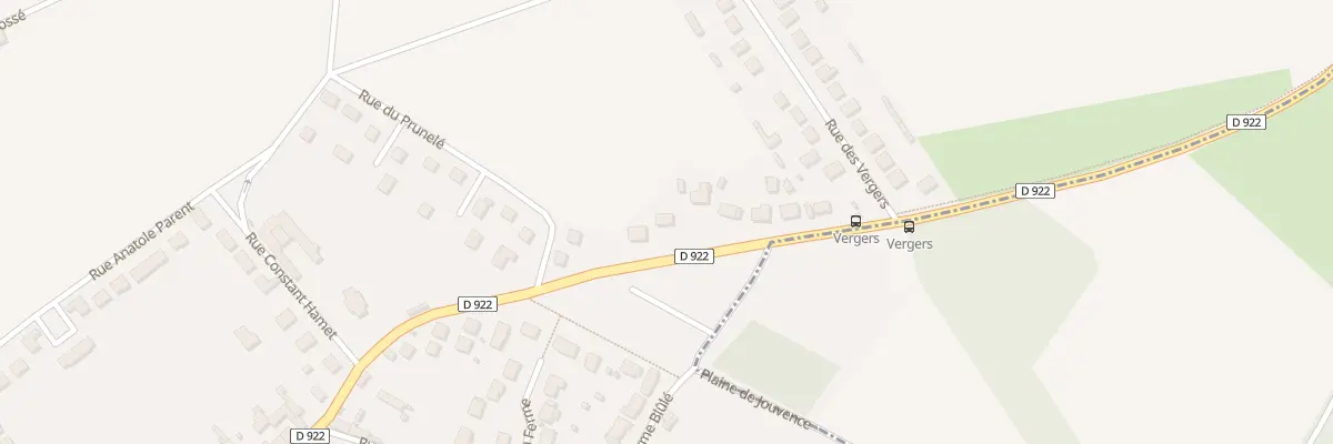 Plan du 3 Rte de Mortefontaine à Plailly