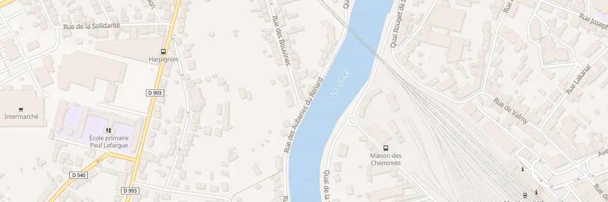 Plan du 2 Rue de Bouvines à Montluçon