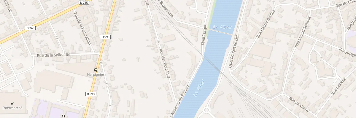 Plan du 20 Rue de Bouvines à Montluçon