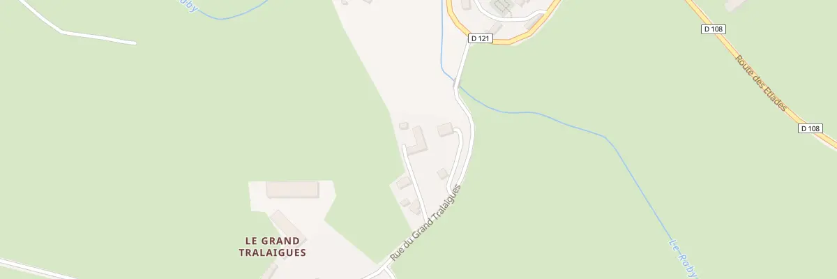 Plan du 5021 Le Grand Tralaigues à Tralaigues
