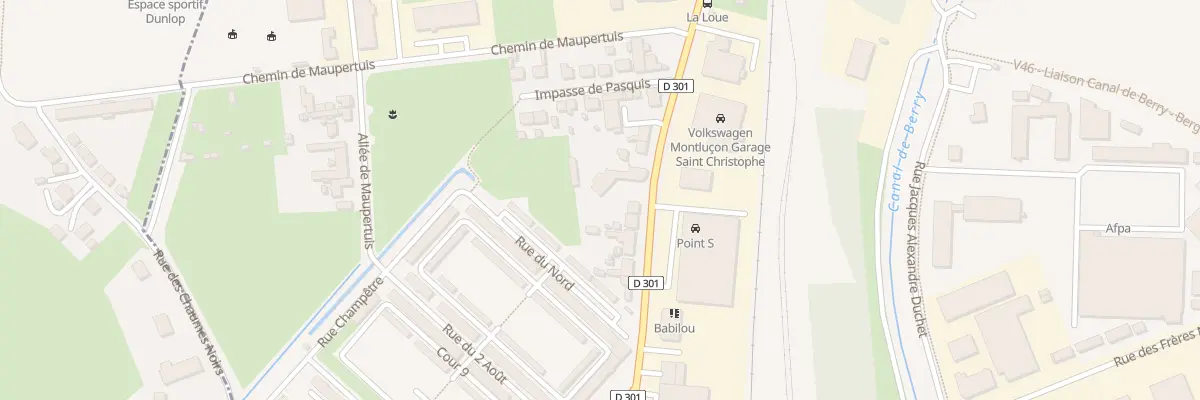 Plan du 73 Rue de Pasquis à Montluçon