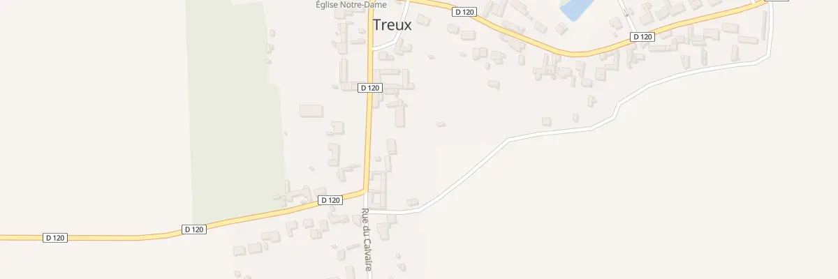 Plan du 7 Rue du Calvaire à Treux