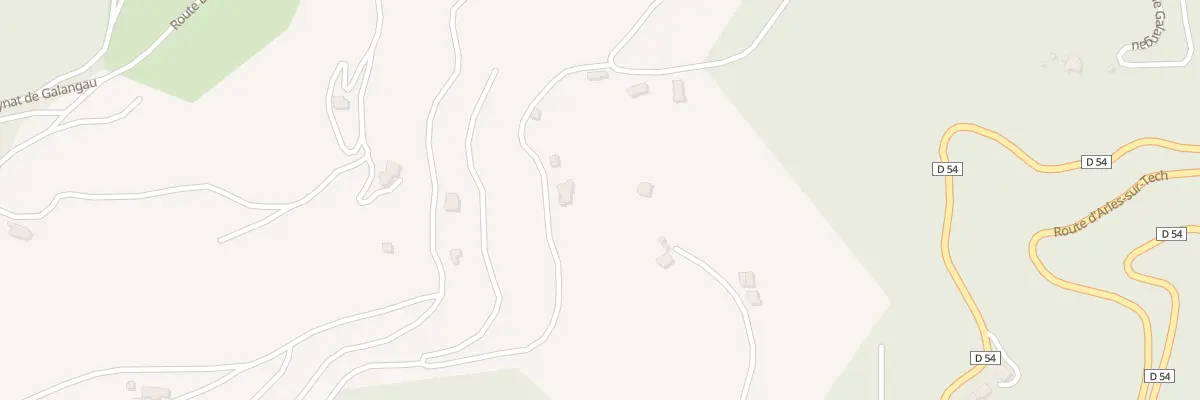Plan du 3304 Rte d’Arles sur Tech à Montferrer