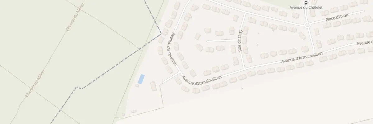 Plan du 61 Av de Tournan à Lésigny