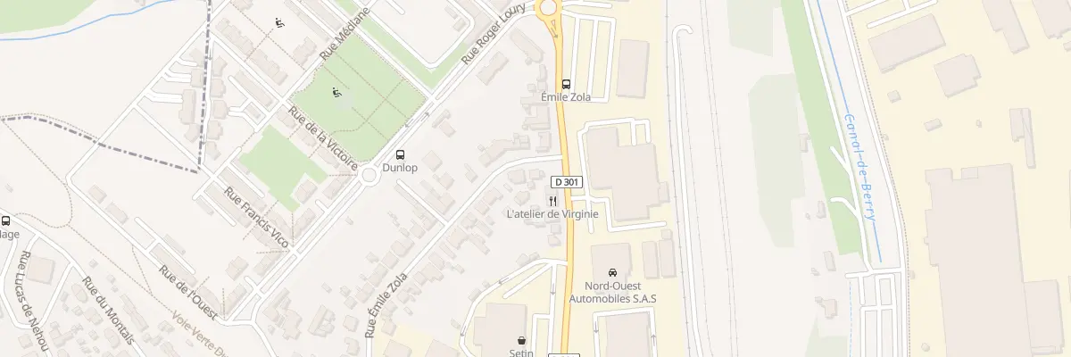 Plan du 50 Rue Emile Zola à Montluçon