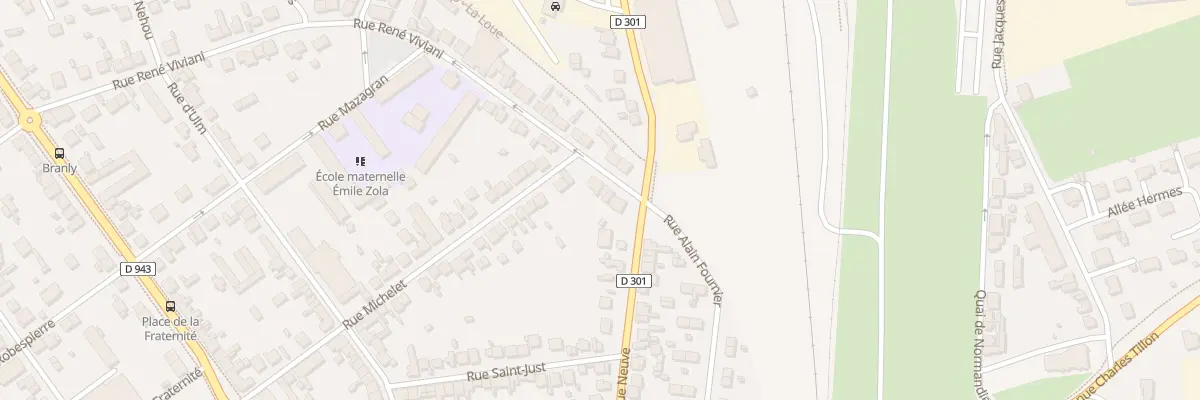 Plan du 3B Rue René Viviani à Montluçon