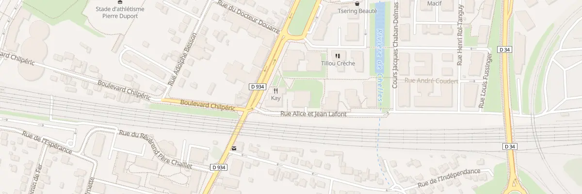 Plan du 17 Rue Alice et Jean Lafont à Chelles