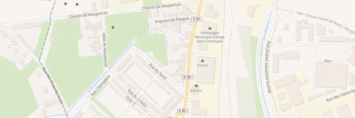 Plan du 71 Rue de Pasquis à Montluçon