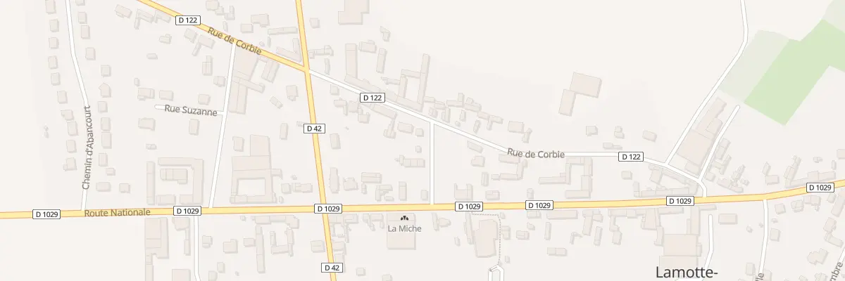 Plan du 18 Rue de Corbie à Lamotte-Warfusée