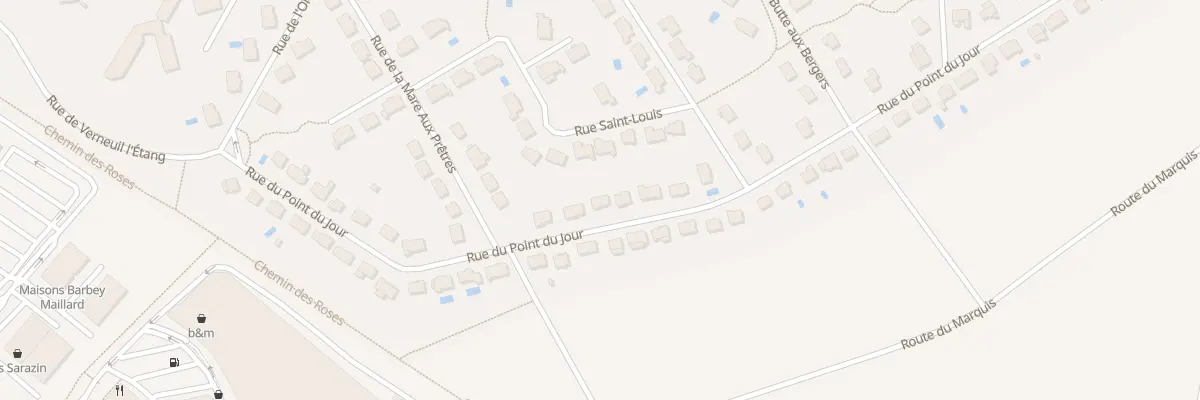 Plan du 21 Rue du Point du Jour à Servon