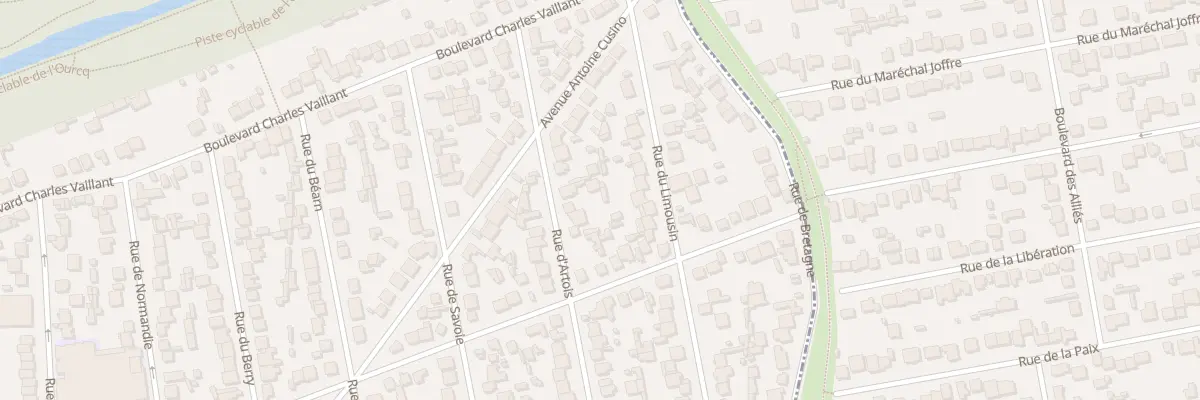 Plan du 17 Rue d’Artois à Tremblay-en-France