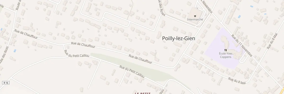 Plan du 5689 Rue de Chauffour à Poilly-lez-Gien