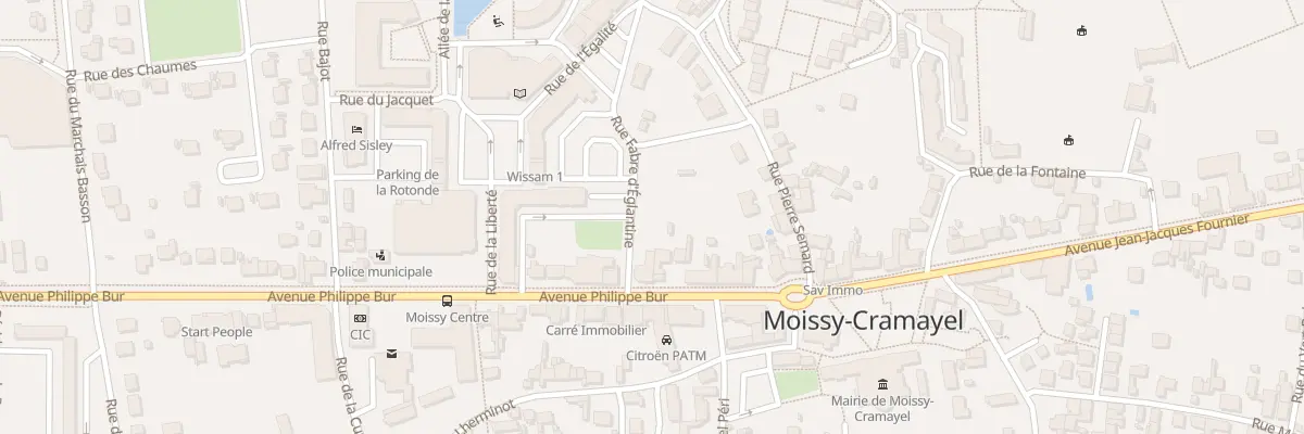 Plan du 116 Av Philippe Bur à Moissy-Cramayel