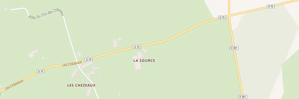 Plan du 4 La Source à Audes
