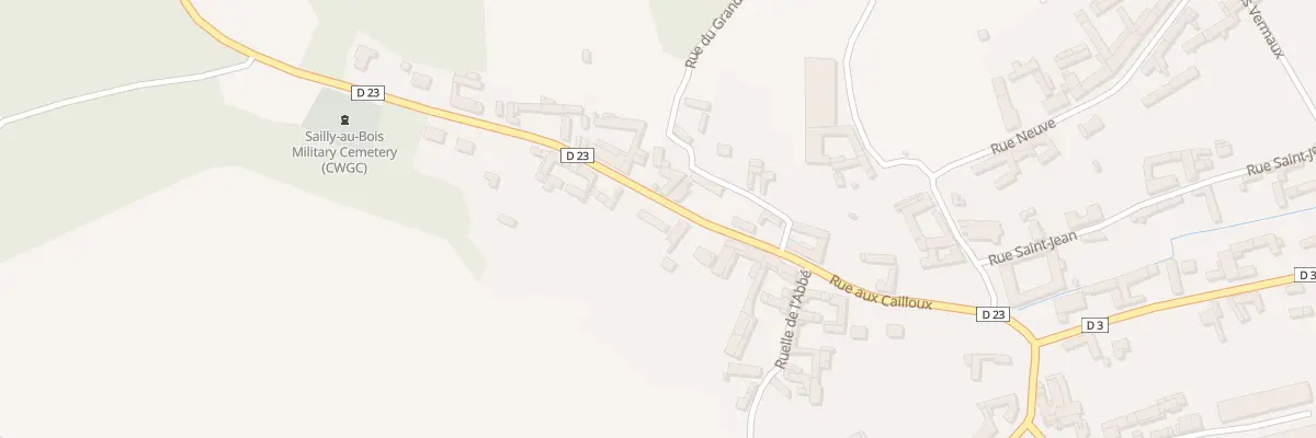 Plan du 13 Rue aux Cailloux à Sailly-au-Bois