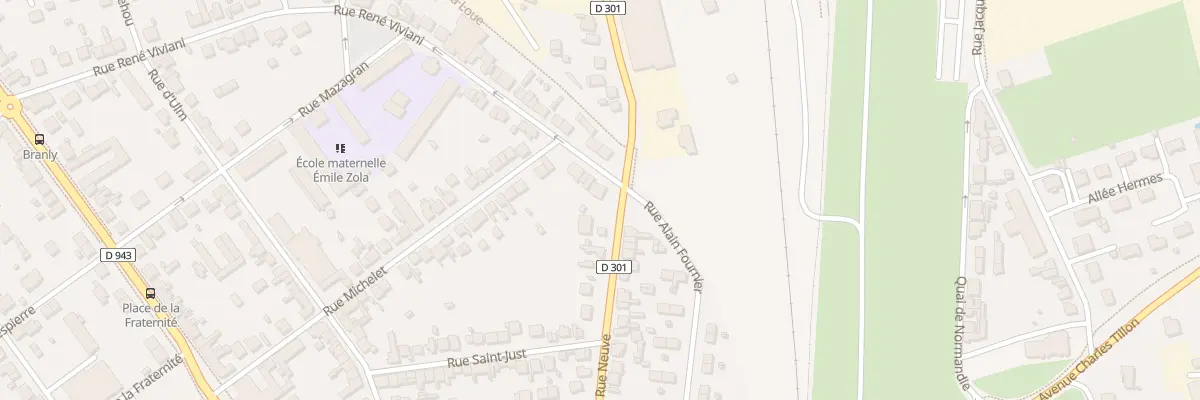 Plan du 1 Rue René Viviani à Montluçon