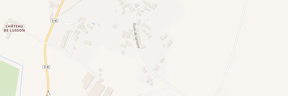 Plan du 25 Rte de Sancerre à Aubinges