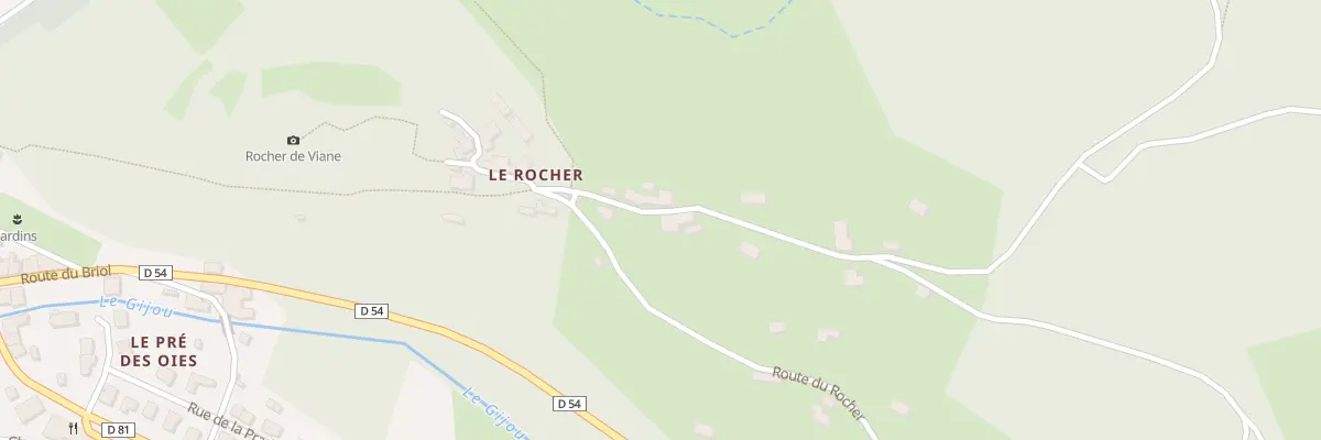 Plan du 5375 Viane Rocher à Viane