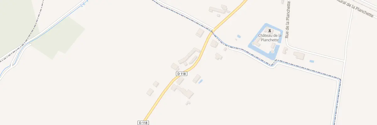 Plan du 178 Rte de Mignerette à Chapelon
