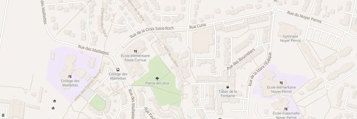 Plan du 283 Che de la Brie à Moissy-Cramayel