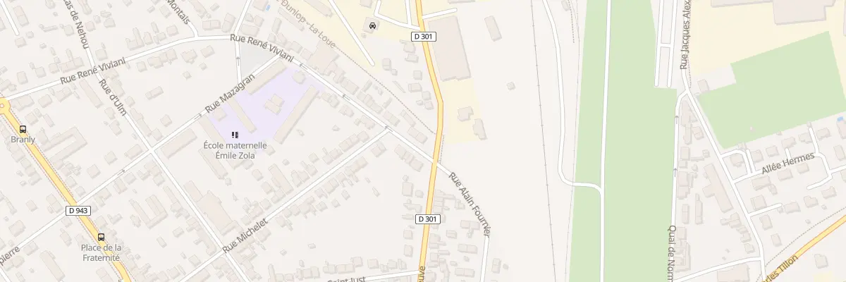 Plan du 2 Rue René Viviani à Montluçon