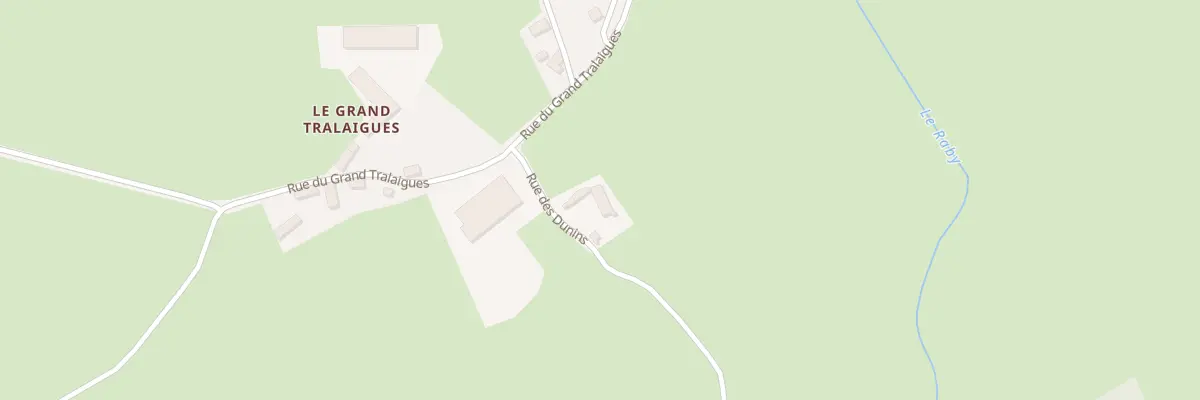 Plan du 5022B Le Grand Tralaigues à Tralaigues