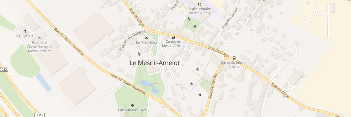 Plan du 52 Rue de Claye au Mesnil-Amelot
