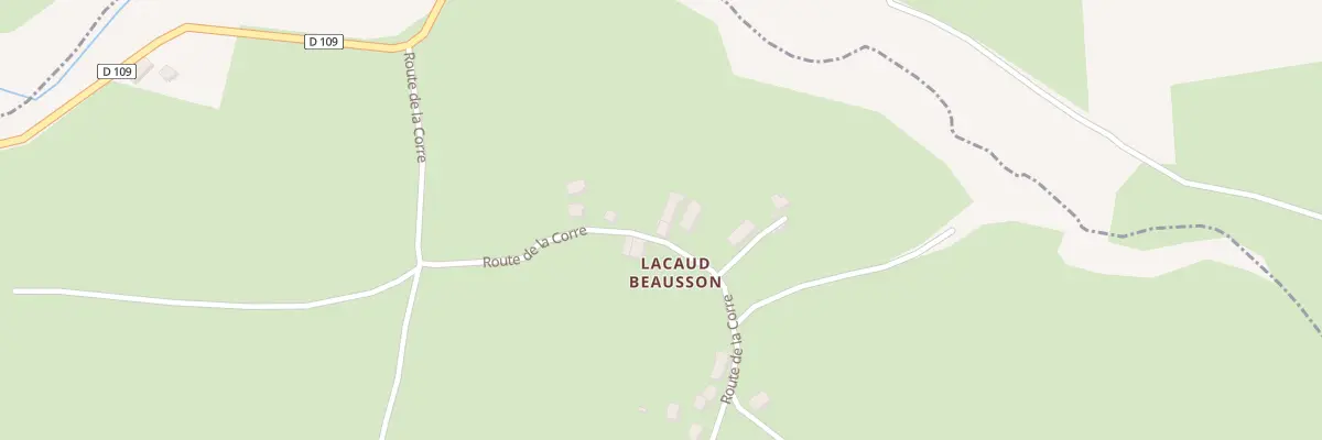 Plan du 5080 Lacaud Bausson à La Petite-Marche