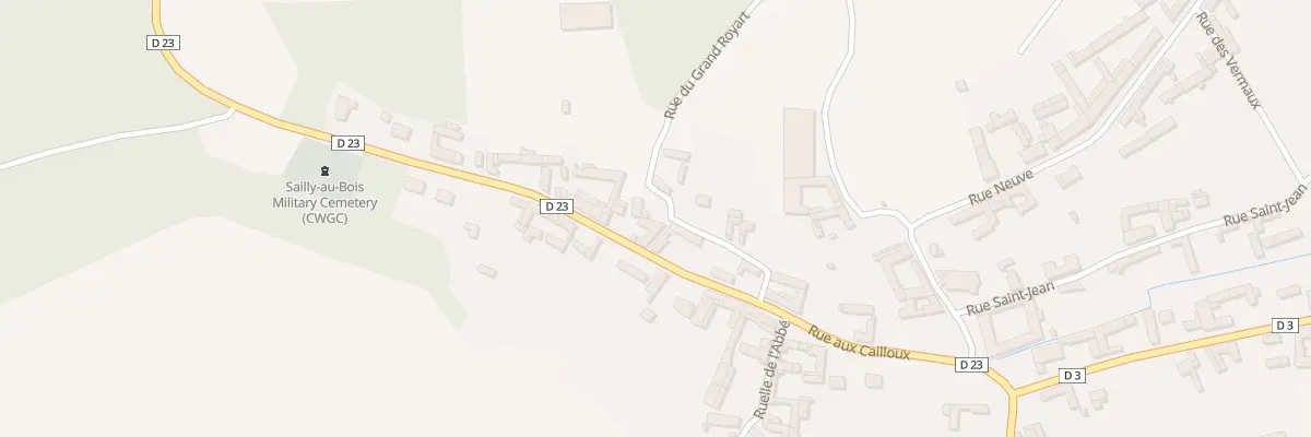 Plan du 20 Rue aux Cailloux à Sailly-au-Bois