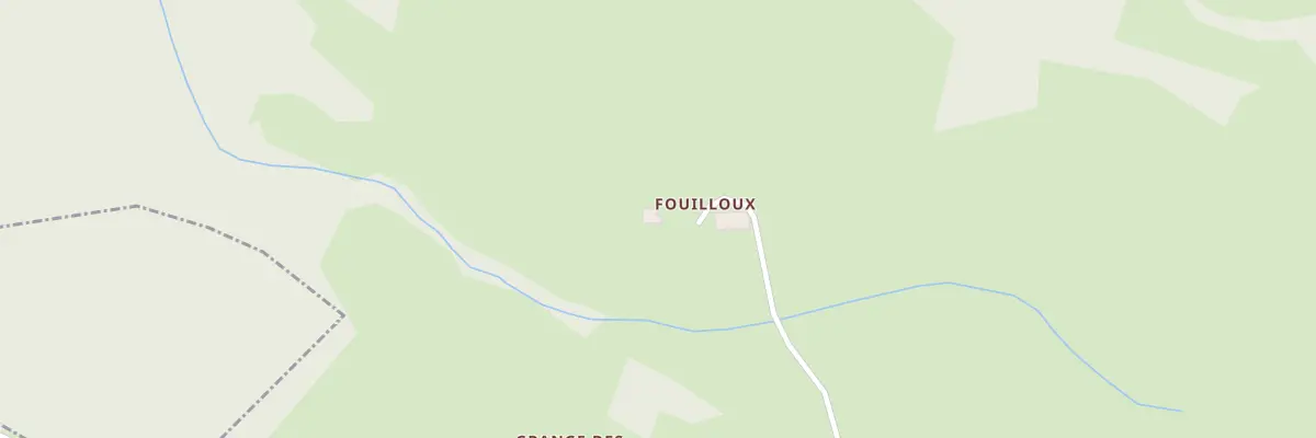 Plan du 2 Fouilloux à Saint-Étienne-de-Chomeil