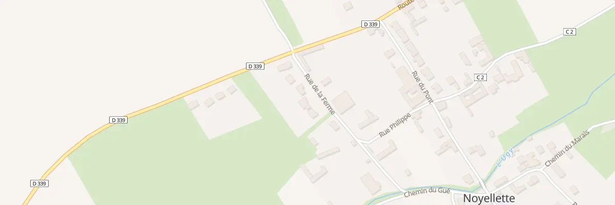 Plan du 329 Rue de la Ferme à Noyellette