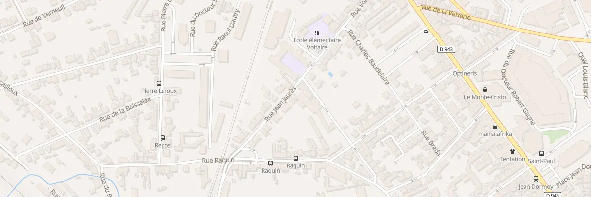 Plan du 47 Rue Voltaire à Montluçon