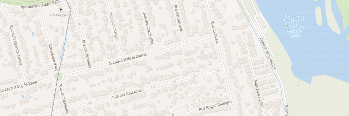 Plan du 17 Bd de la Marne à Champs-sur-Marne