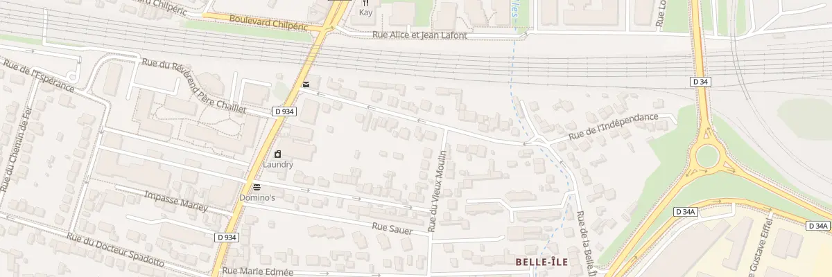 Plan du 18 Rue de la Belle Ile à Chelles