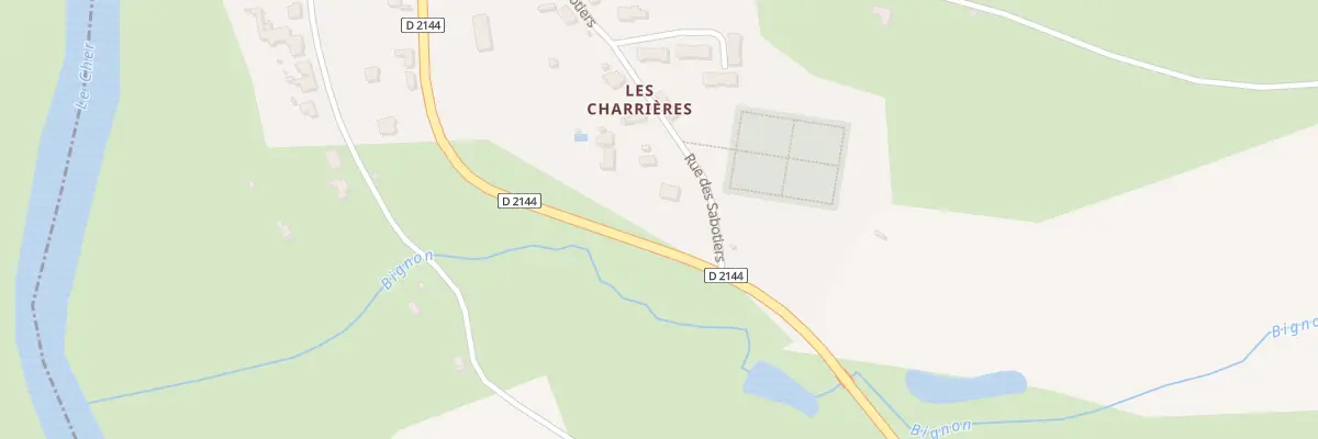 Plan du 18 Rue des Sabotiers à Urçay