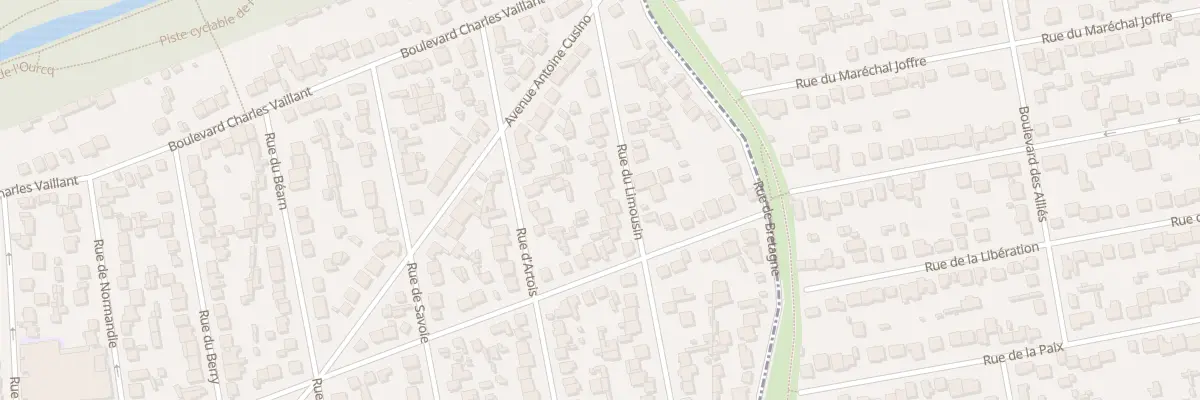 Plan du 24 Rue du Limousin à Tremblay-en-France